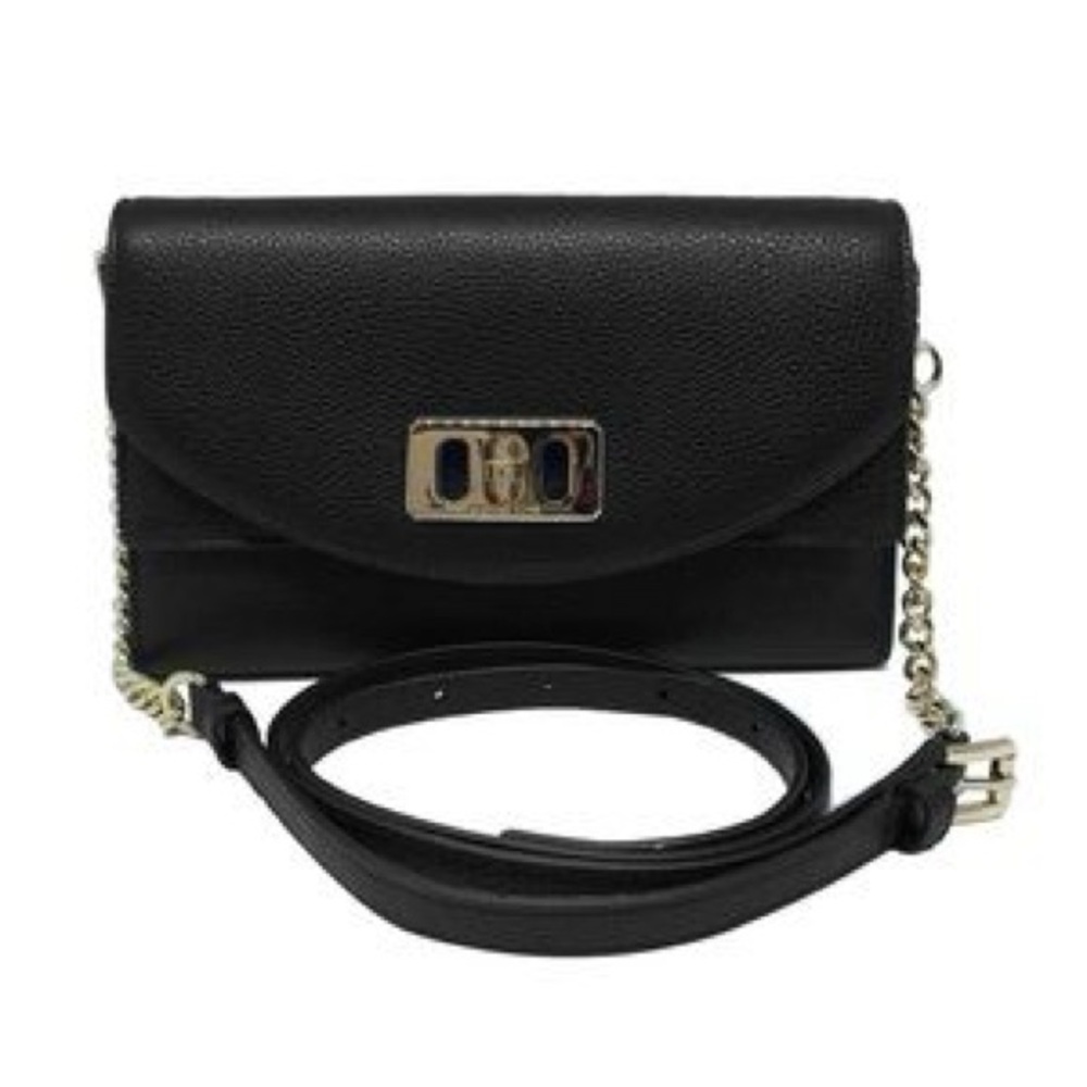 Michael Kors Karson leather organizing purse/wallet/clutch w/adjustable strap